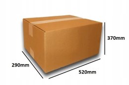 MEGA MOCNE PUDEŁKO KARTON 520x290x370 SZARE 40s BC