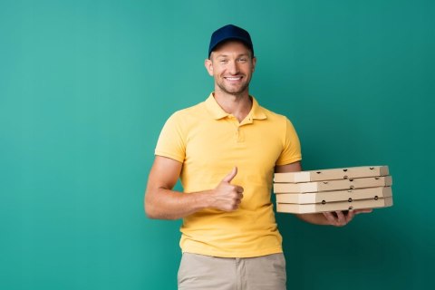 Opakowanie na pizze pudełko do pizzy 45 szare Fala B 50szt