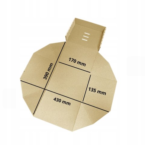 PUDEŁKO BOX KARTON BURGER FRYTKI CIASTO 175x140x130 200 szt BIAŁE E