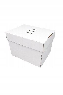 PUDEŁKO BOX KARTON BURGER FRYTKI CIASTO 175x140x130 50szt BIAŁE E