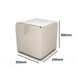 PUDEŁKO OPAKOWANIE KARTON 250x250x300 BIAŁE 10 E