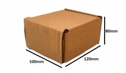 Pudełko OPAKOWANIE KARTON 120x100x80 SZARE 50szt E