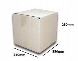 PUDEŁKO OPAKOWANIE KARTON 350x350x250 BIAŁE 25sz B