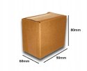 PUDEŁKO OPAKOWANIE KARTON 90x60x80 SZARE 1000szt B