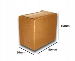 PUDEŁKO OPAKOWANIE KARTON 90x60x80 SZARE 1000szt B