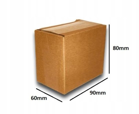 PUDEŁKO OPAKOWANIE KARTON 90x60x80 SZARE 1000szt B PUDEŁKO OPAKOWANIE KARTON 90x60x80 SZARE 1000szt B