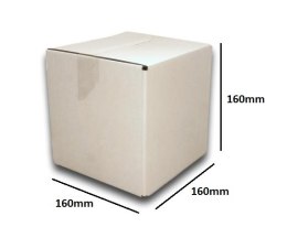 PUDEŁKO OPAKOWANIE KARTON 160x160x160 BIAŁE 25sz E