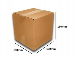 PUDEŁKO OPAKOWANIE KARTON 160x160x160 SZARE 25sz E