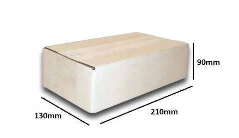 PUDEŁKO OPAKOWANIE KARTON 210x130x90 BIAŁE 10szt E PUDEŁKO OPAKOWANIE KARTON 210x130x90 BIAŁE 10szt E
