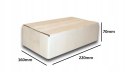PUDEŁKO OPAKOWANIE KARTON 220x160x70 BIAŁE 25szt B
