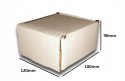 PUDEŁKO OPAKOWANIE KARTON 100x120x90 BIAŁE 50szt E