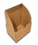 PUDEŁKO OPAKOWANIE KARTON 223x160x156 SZARE 10sz E
