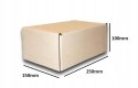 PUDEŁKO OPAKOWANIE KARTON 250x150x100 BIAŁE 25szt