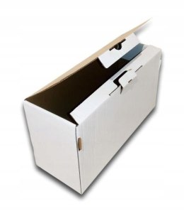 PUDEŁKO OPAKOWANIE KARTON 350x130x190 BIAŁE 25sz E