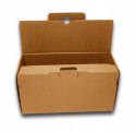 PUDEŁKO OPAKOWANIE KARTON 350x130x190 SZARE 25sz E