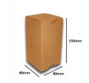 PUDEŁKO OPAKOWANIE KARTON 80x80x150 SZARE 10szt E