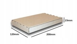 PUDEŁKO OPAKOWANIE na DOKUMENTY 200x120x23 10szt E