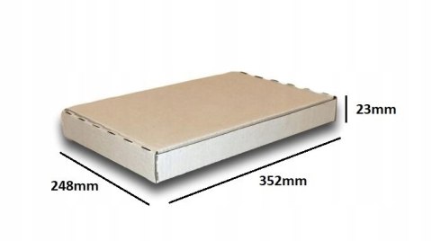 PUDEŁKO OPAKOWANIE na DOKUMENTY 352x248x23 10szt E PUDEŁKO OPAKOWANIE na DOKUMENTY 352x248x23 10szt E