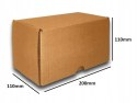 PUDEŁKO OPAKOWANIE KARTON 200x110x110 SZARE 25sz B