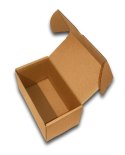 PUDEŁKO OPAKOWANIE KARTON 200x110x110 SZARE 25sz B