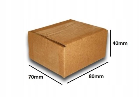 PUDEŁKO OPAKOWANIE KARTON 80x70x40 SZARE 10szt E PUDEŁKO OPAKOWANIE KARTON 80x70x40 SZARE 10szt E