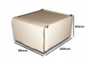 Pudełko OPAKOWANIE KARTON 100x80x60 BIAŁE 25szt E