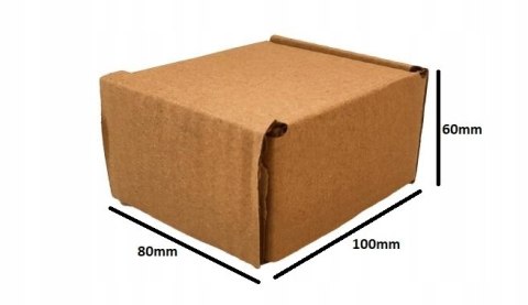 Pudełko OPAKOWANIE KARTON 100x80x60 SZARE 10szt E Pudełko OPAKOWANIE KARTON 100x80x60 SZARE 10szt E