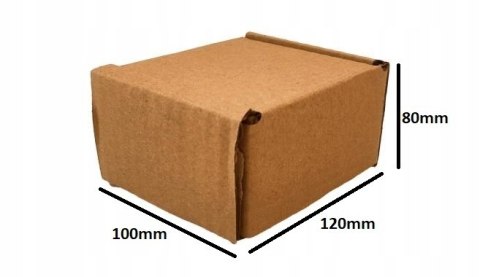 Pudełko OPAKOWANIE KARTON 120x100x80 SZARE 10szt B Pudełko OPAKOWANIE KARTON 120x100x80 SZARE 10szt B