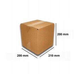MEGA MOCNE PUDEŁKO KARTON 200x210x200 SZARE 100s EB
