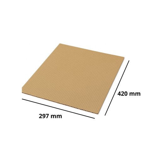 PRZEKŁADKI TEKTUROWE ARKUSZE TEKTURA FALISTA A3 297x420 100 szt. FALA B