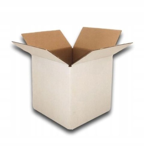 PUDEŁKO OPAKOWANIE KARTON 130x140x130 BIAŁE 100szt E PUDEŁKO OPAKOWANIE KARTON 130x140x130 BIAŁE 100szt E
