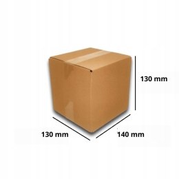 PUDEŁKO OPAKOWANIE KARTON 130x140x130 SZARE 100szt B