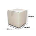 PUDEŁKO OPAKOWANIE KARTON 200x200x200 BIAŁE 100szt E
