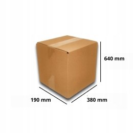 PUDEŁKO OPAKOWANIE KARTON PACZKOMAT B 19x38x64 SZARE 100szt EB